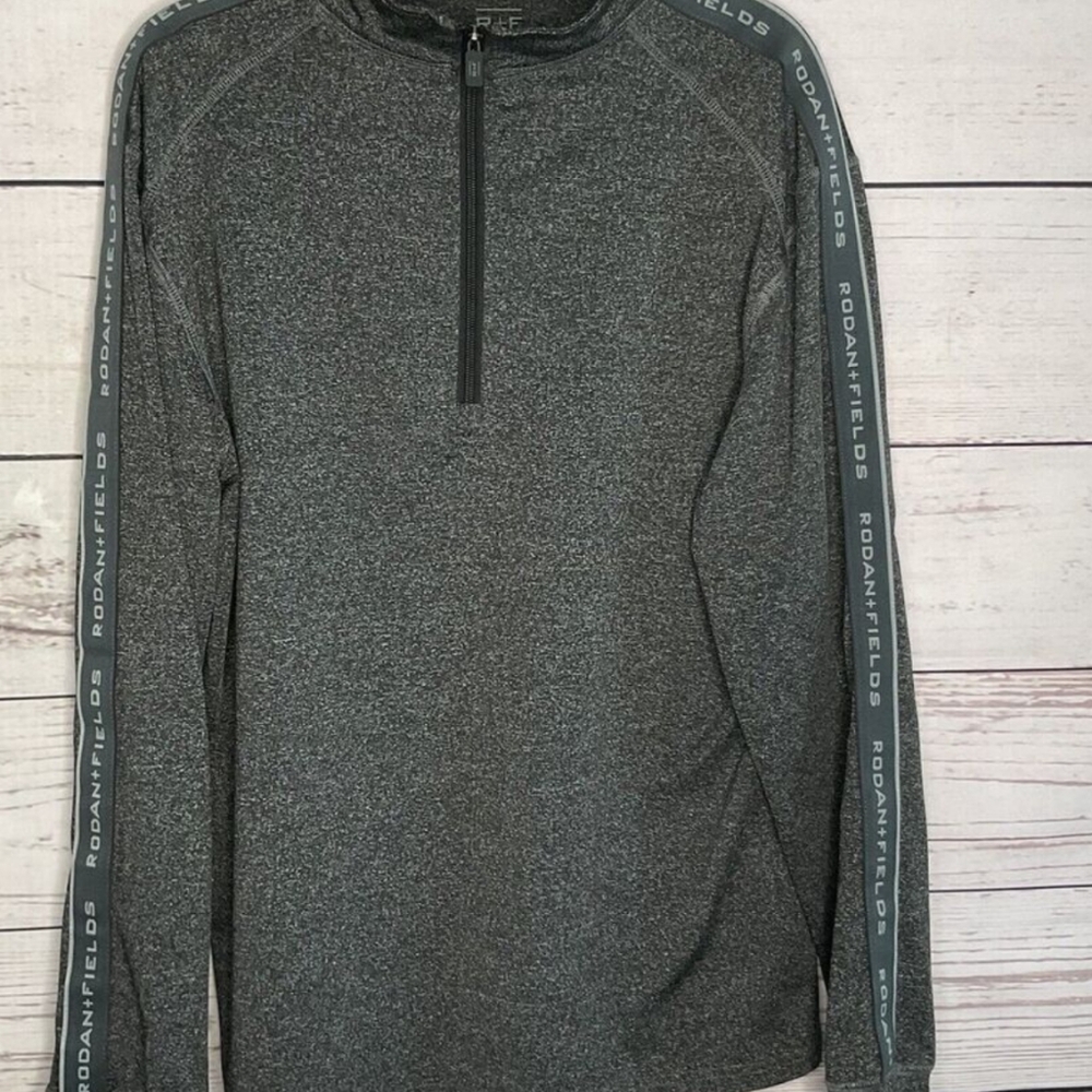 Rodan + Fields Gray Quarter-Zip Pullover